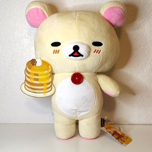San-X Rilakkuma Korilakkuma Eating Pancake 16 IN